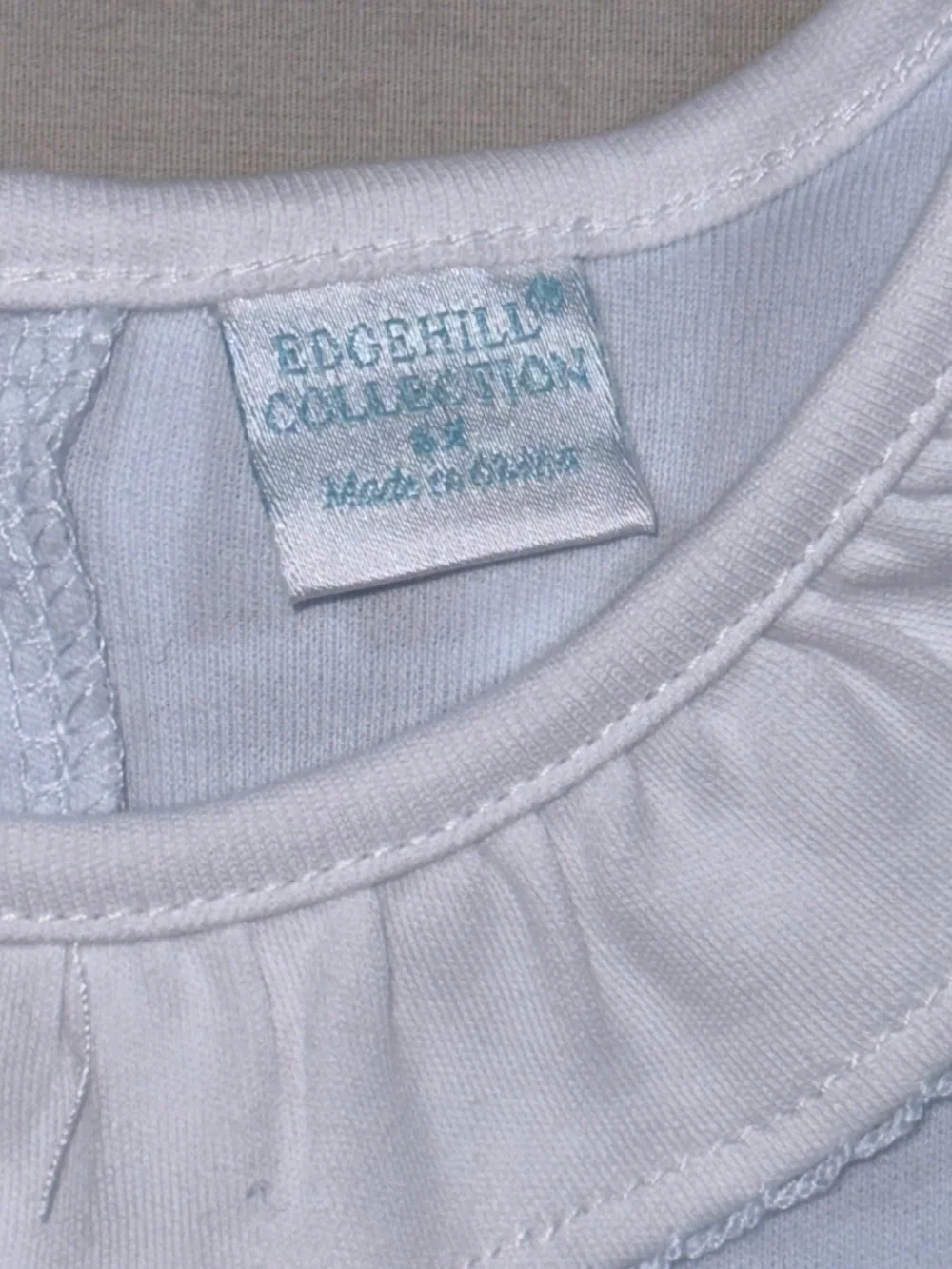 Edgehill Collection Girls Blue Long Sleeve Knit Dress 6X NWT
